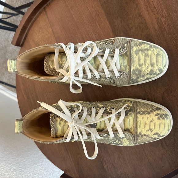 Christian Louboutin sneakers snake skin , glow in the dark - Picture 2 of 8